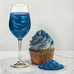 Blue Edible Glitter