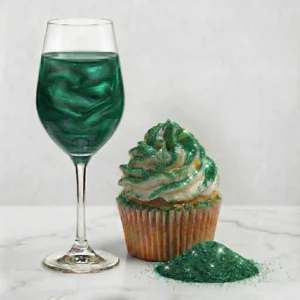 Green Edible Glitter
