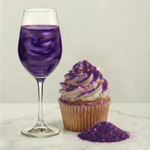 Purple Edible Glitter