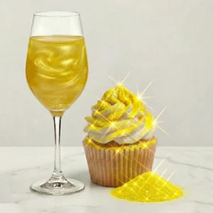Yellow Edible Glitter